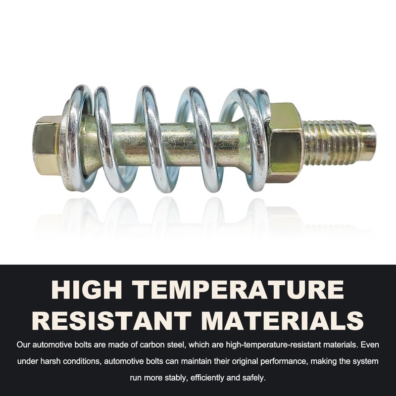 DXNQ 2 PCS Exhaust Bolt and Spring, Automotive Premium Grade