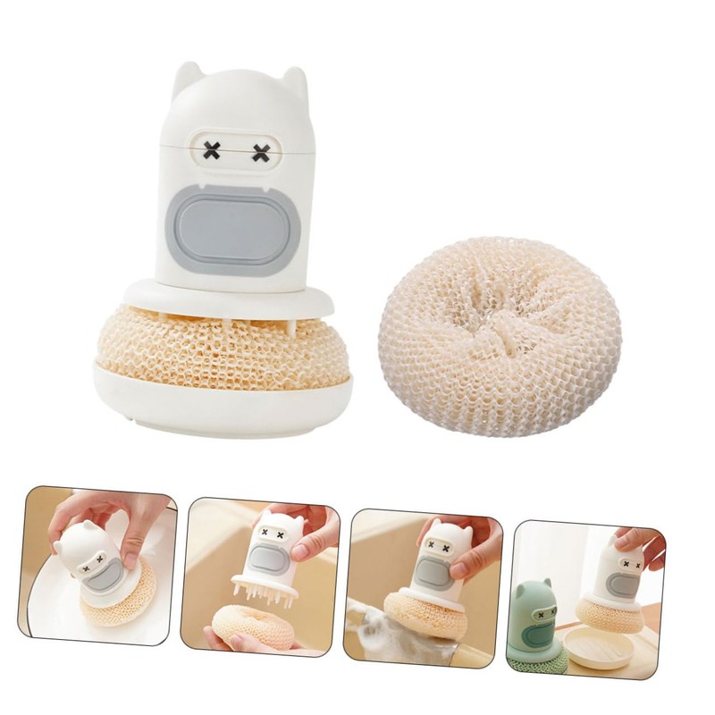 ABOOFAN Kitchen Dish Cleaning Brush Pot Scrubber Flexible Material Dishware