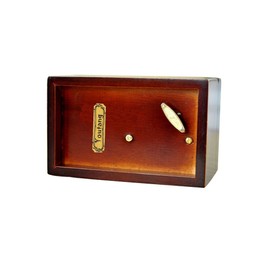 YouTang(TM) Creative Engraved Wooden 18-Note Wind-up Musical Box,Musical Toys,Tune:Wedding March