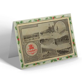 CHRISTMAS CARD - Vintage Wales - Rhyl (e)