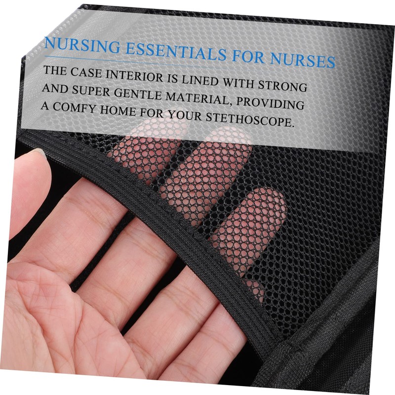 IWOWHERO Stethoscope Carrying Case Shockproof Nurse Accessories Storage Bag Lightweight