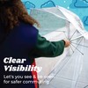 totes Clear Bubble Umbrella with Dome Canopy, Lightweight Design, Wind