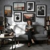 KissNow 11x17 Picture Frame 5 Pack, Black Solid Wood Poster