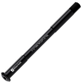 BiberAxle 12 mm Thru Axles for Bicycle Forks and Rear Bicycle Frame, Mountain Bike and Road Bikes, Aluminium Alloy Hub Adapter Axle (Thread Pitch: 1.5 mm/Length: 168 mm)