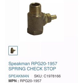 Speakman RPG20-1957 Spring Check Stop