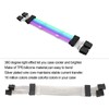 2x8 Pin RGB GPU Cable, RGB PSU Cables Extensions, 5V