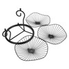 OwnMy 3-Tier Fruit Basket Stand Decorative Iron Fruit Bowl, Metal