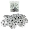200x TIMco MID35 35mm Metal Insulation Discs Washers Wall and