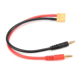 XT60 Charging Cable, Stable XT60 to 4.0mm Banana Plug 12AWG Cable Lightweight for Boat Models for Airplane for Rc Car