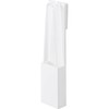Yamazaki 1409 Face Mask with Holder, Tongs, White, Holder: W