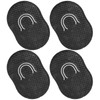 4-Pack Pocket Palm Combs – Versatile Shampoo and Massage Hair