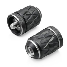 Daytona Premium Zone 40422 Motorcycle Bar End Kawasaki (M8) Ash Silver