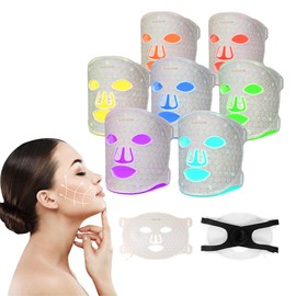 Nulatool Face Mask Light,7 Color Light Facial Skin Care Mask for Face at Home