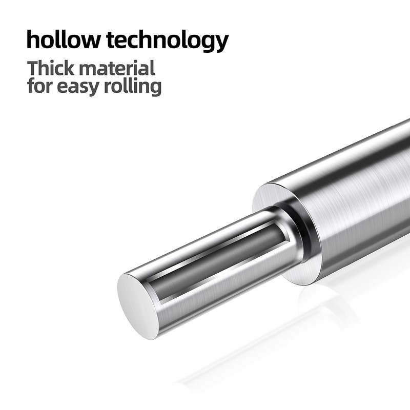 Stainless Steel Rolling Pin,Long Dough Roller for All Baking Needs