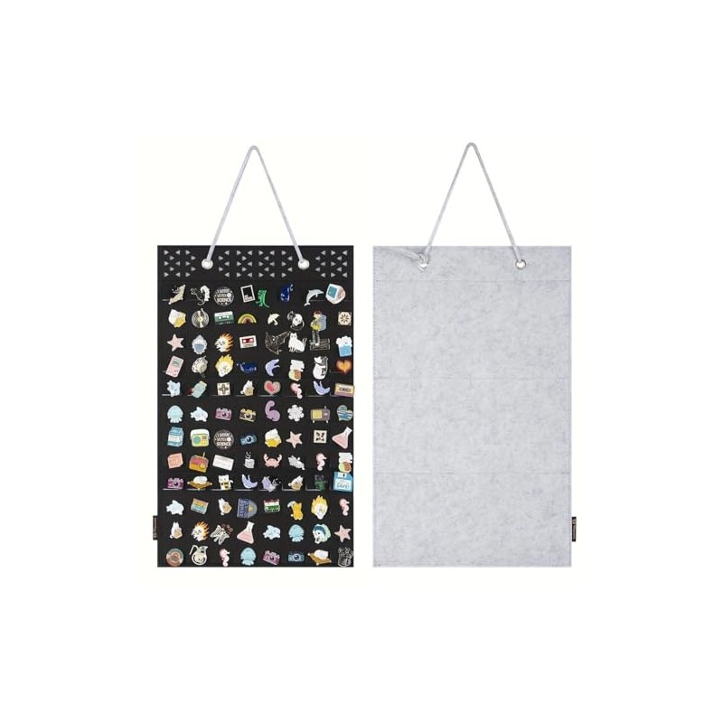 PACMAXI Hanging Brooch Pin Organizer, Display Pins Storage Case, Brooch