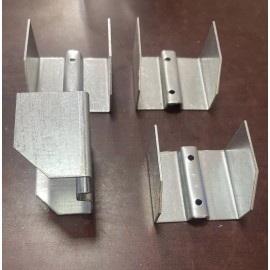 Generic W Style Galvanized Bee Hives Pallet clips 4 Piece Pack