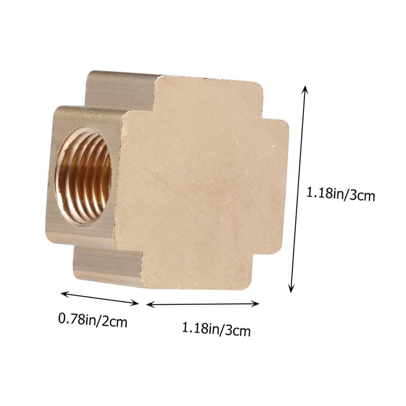 Tofficu 2PCS Adapter Pipe Fitting Connector for Durable Design for
