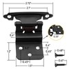 3/8 Inch Inset Cabinet Hinges Matte Black,Offset Self Closing Cabinet