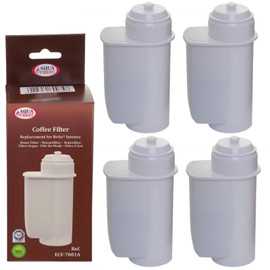 EcoAqua 5 x Water Filter for Bosch VeroBar Siemens EQ3 EQ5 EQ6 EQ8 +9 Compatible with Brita Intenza