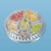 FVIEXE 25PCS Fruit Serving Tray with Lid, Party Fruit Veggie