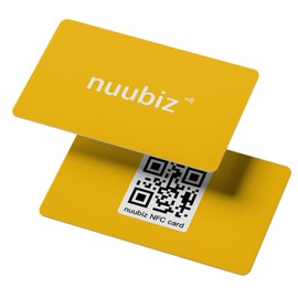 Digital Business Card (2 PACK)- NFC Business Card with QR Code - No Apps, No Fees – Create Your Profile in Minutes & Update Anytime – Smart Tap to Share & Networking – Easy One-Tap Contact Saving