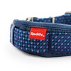 Reddy Navy Cozy Dog Collar, Small