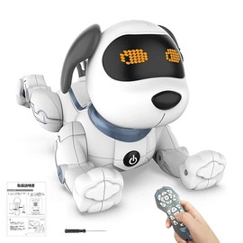 Robot Plaza Stunt Dog for Kids, Dog Shape, Robot Toy, Simple Programming, Pet Robot, Birthday Gift