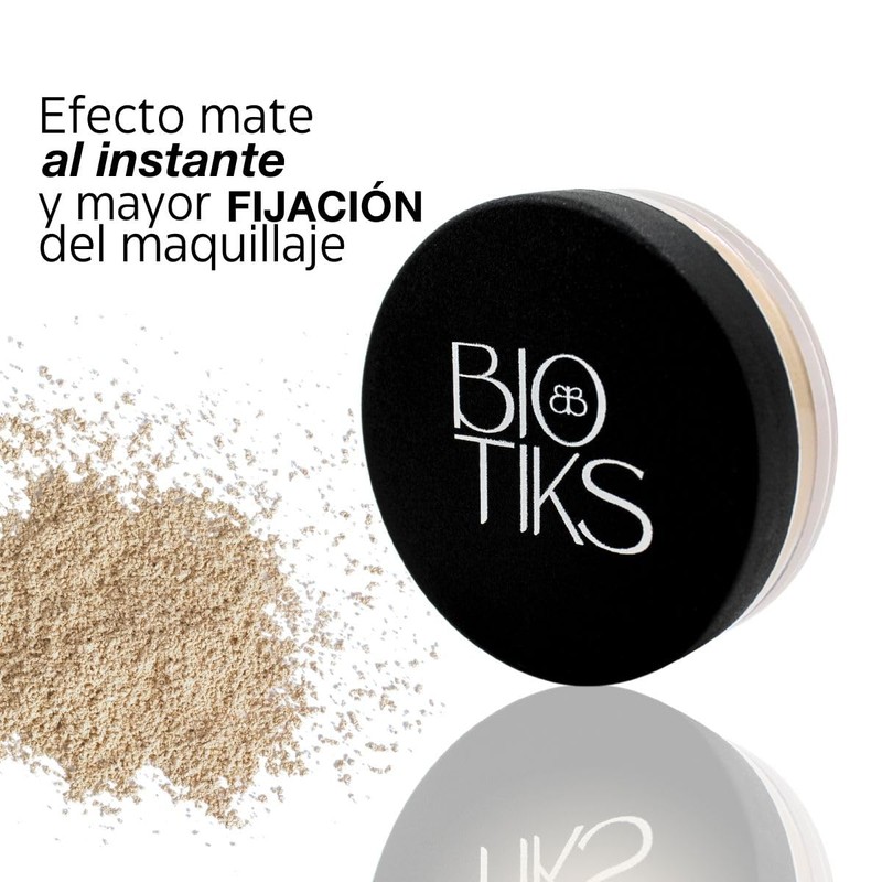 Polvo traslúcido efecto mate piel grasa (natural)