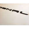 GMC 2PCS SET Gloss Black Door DENALI HD Emblems Letters