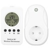 Wireless Plug in Thermostat LCD Remote Control Digital Display Temperature