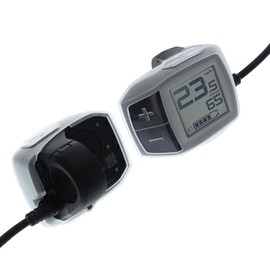 foto-kontor 2 x Protective Case Compatible with Bosch Purion E-Bike Bicycle Display TPU Case Cover Screen Protector Case Protection Against Water and Dirt Transparent Transparent