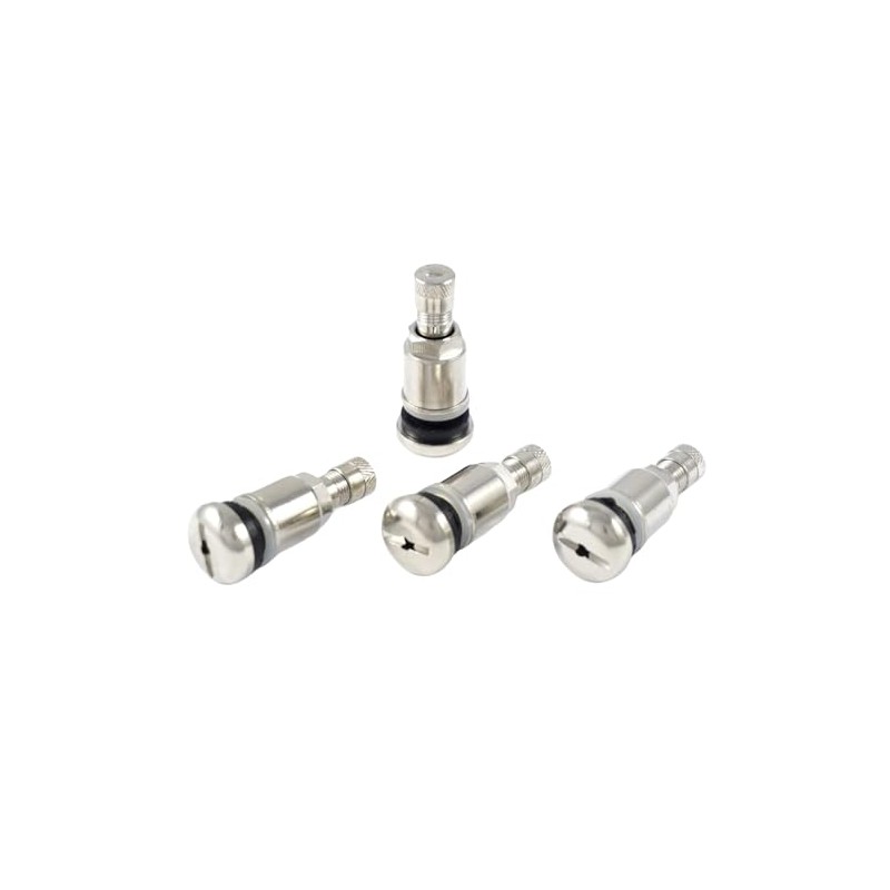 4 x 11.3 mm Silver Metal Valves Steel Valves Universal