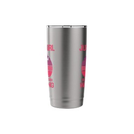Just a Girl Who Loves Wrestling for Female Wrestler Stainless Steel Insulated Tumbler