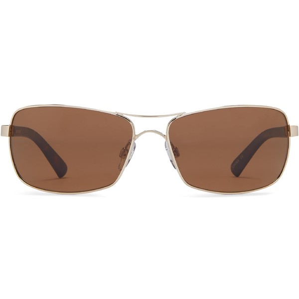 Guideline Eyegear Captain Sunglasses, Gold Metal Frame, Medium-Large (60132202)