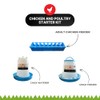 Chick Starter Kit Beginner Poultry Kit (Feeder + Waterer)
