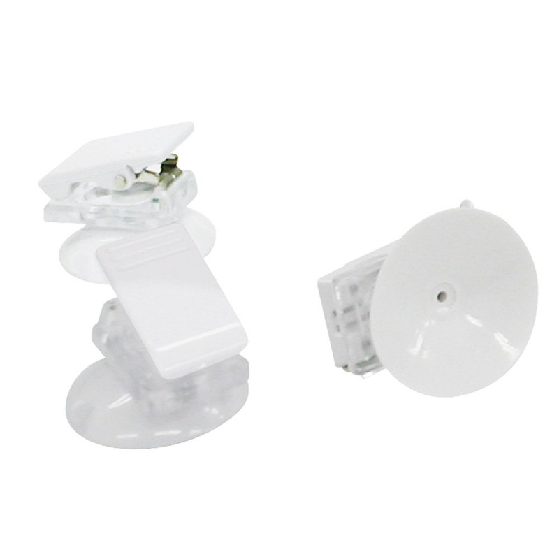 共栄プラスチック ORIONS 吸盤クリップ 4個入 白 P-20Q-4-W