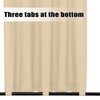 Easy-Going Outdoor Curtains Waterproof Windproof Weatherproof Curtain for Patio, Cabana,