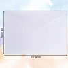 BCreativetolearn C5 White Envelopes for A5 Cards Diamond Gummed Self