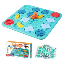 Logical Route Puzzle, Educational Toy, Programming, Brain Training, Educational Puzzle, Logical Thinking Ability, Concentration, Patience, For All Ages, Birthday Gift, Gift (15.0 x 15.0 inches (38 x
