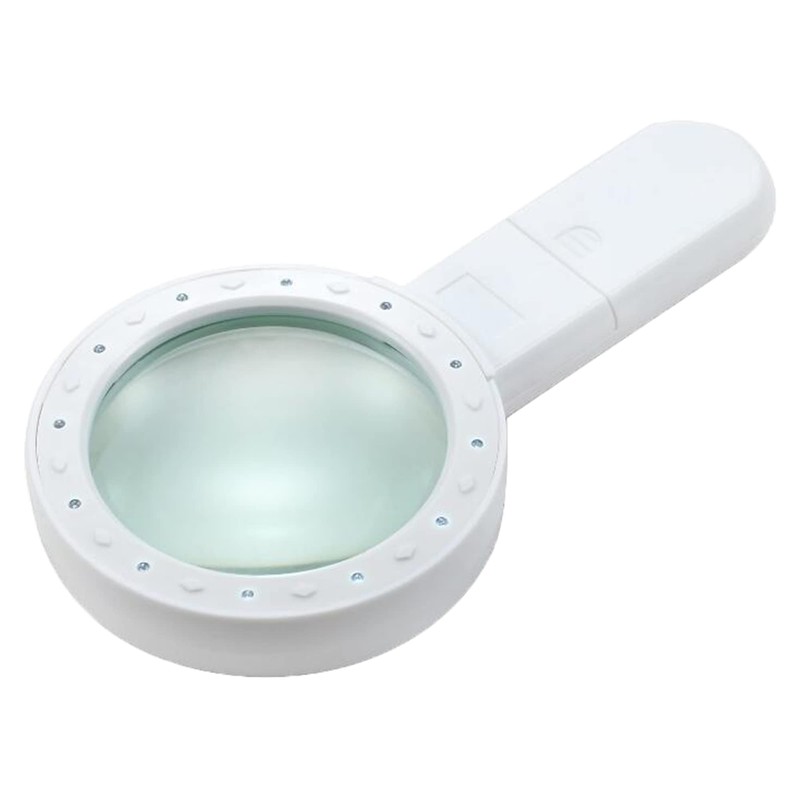 Magnifying Glass with Light, 30X Handheld Large Magnifying Glass for