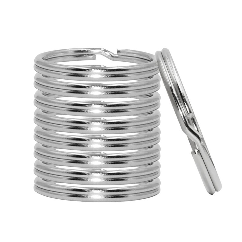Key Rings, Metal Keychain Rings Split Ring for Home Car