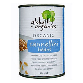 Global Organics Beans Cannellini Organic 400g