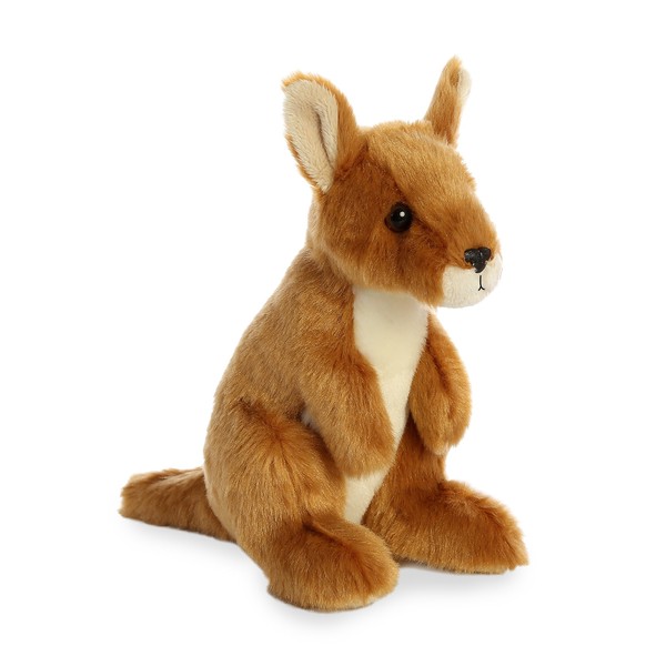 Aurora® Adorable Mini Flopsie™ Kangaroo Stuffed Animal - Playful Ease - Timeless Companions - Brown 8 Inches