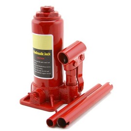 XtremepowerUS Bottle Jack 4 Ton (8,800 LBs) Hydraulic Car Jack with Pump Handle, Fit Use for Cars Automotive Sedans, Red