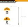 sourcing map 3pcs TT20 Security Torx Head Screwdriver Bit 10"