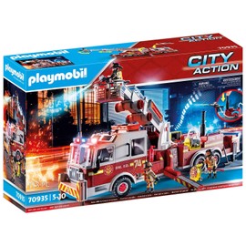 Playmobil Rescue Vehicles: Fire Engine with Tower Ladder