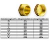 Double Sleeve Female Thread Fitting Pipe Fitting Outlet Adapter Screw