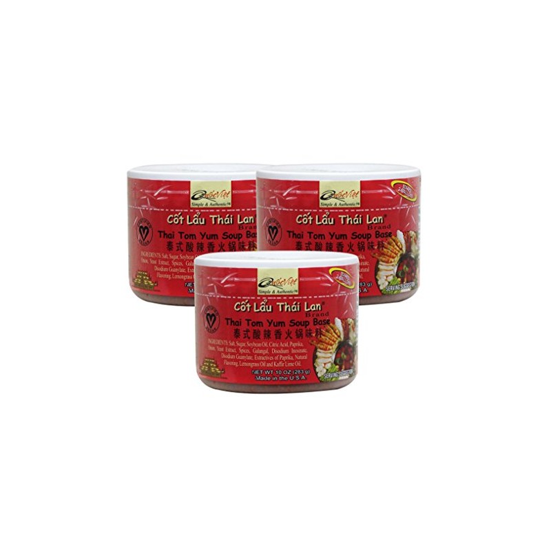 Quoc Viet Foods Soup Base, 10 oz jar (Thai Tom