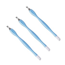 Cuticle Trimmer, 3 Pcs Cuticle Remover, Cuticle Pusher, Nail Cuticle Remover, Nail Art Tools, Nail Cleaner Tool