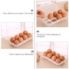 Operitacx 2Pcs Egg Storage Container Egg Holder for Refrigerator for
